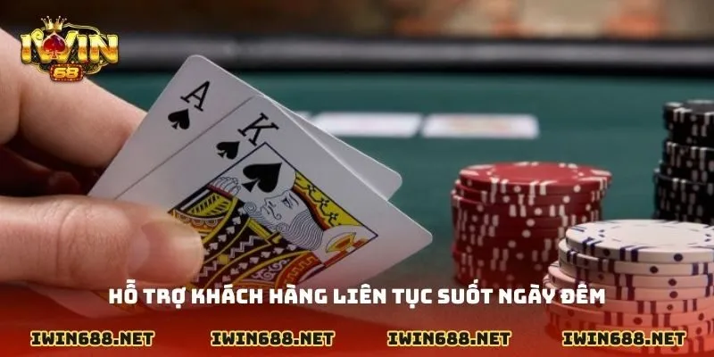 Hỗ trợ khách hàng liên tục suốt ngày đêm